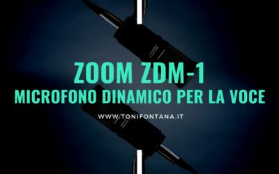Eleva la tua performance con il microfono ZDM 1 Zoom Podcaster