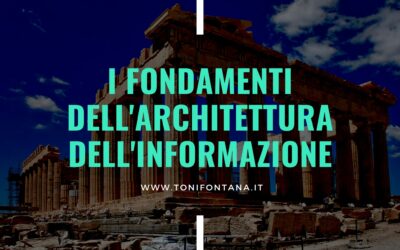 I fondamenti dell’architettura dell’informazione