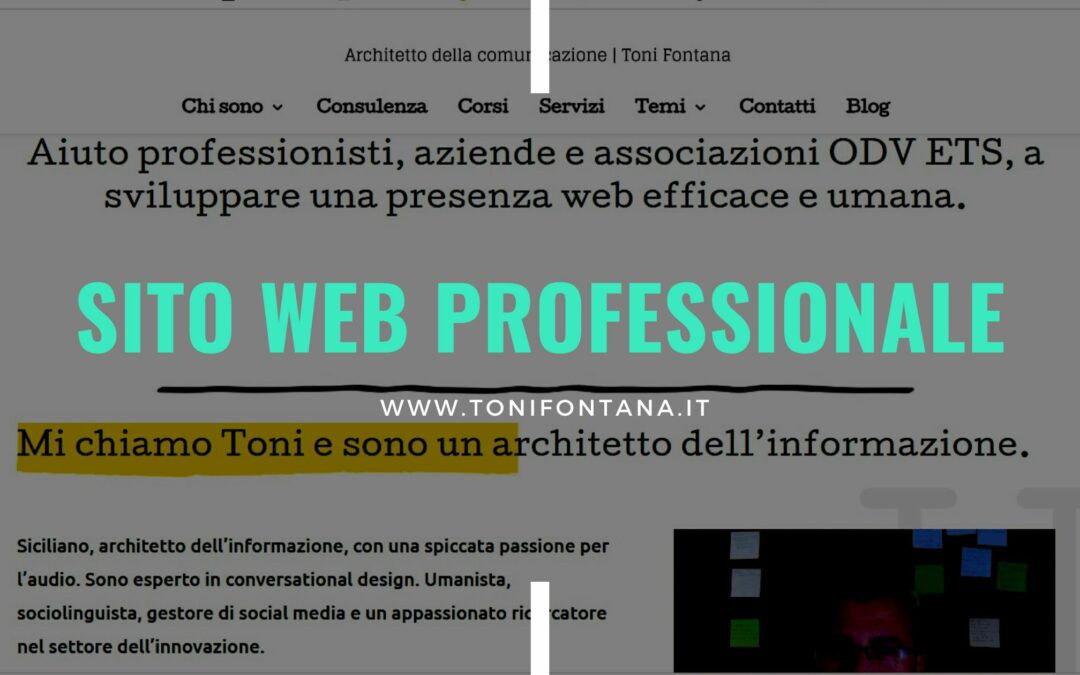 Sito web professionale